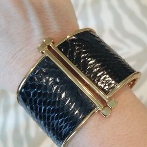 Like New Rachel Zoe Leather Cuff Bracelet